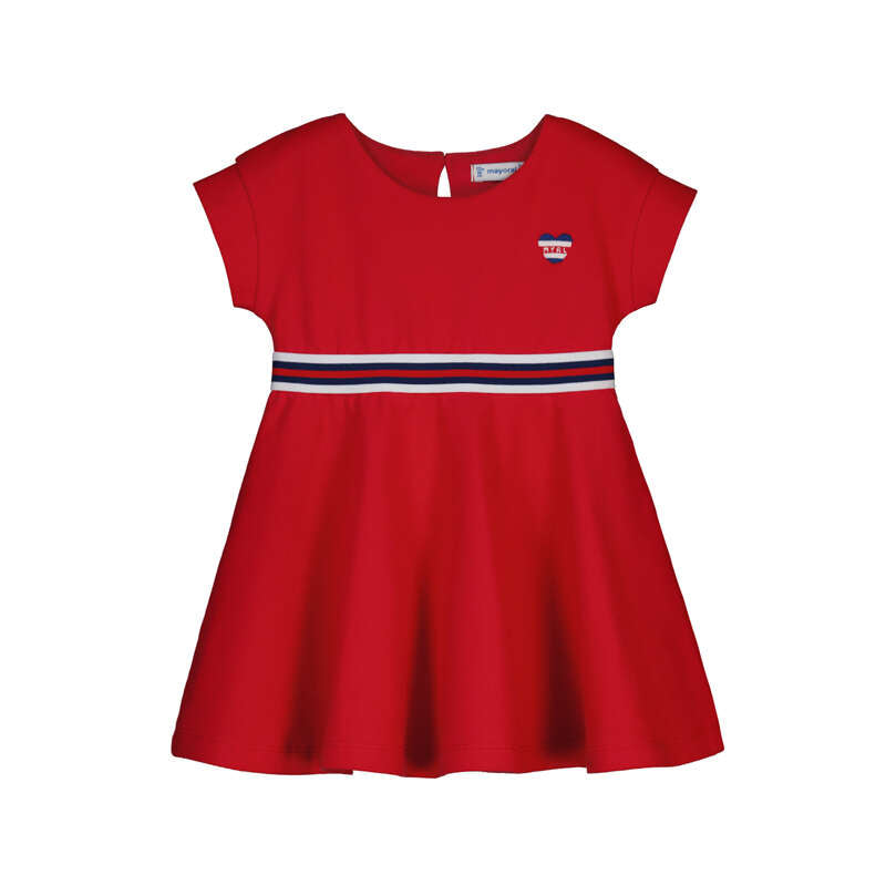 Mayoral red baby girl dress