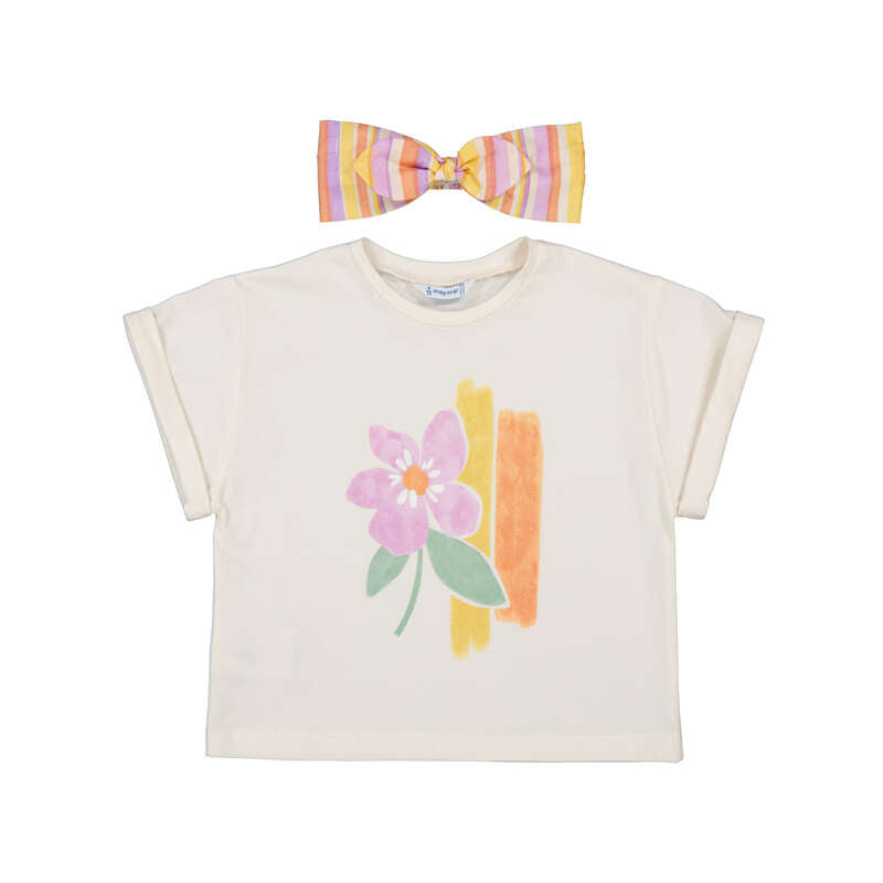 Mayoral Flower Top with Headband