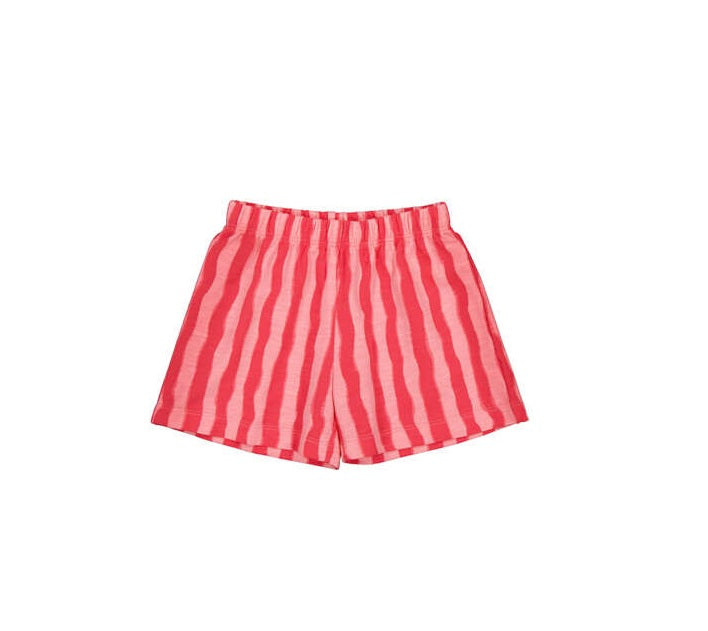 Mayoral Red & Pink Striped Shorts