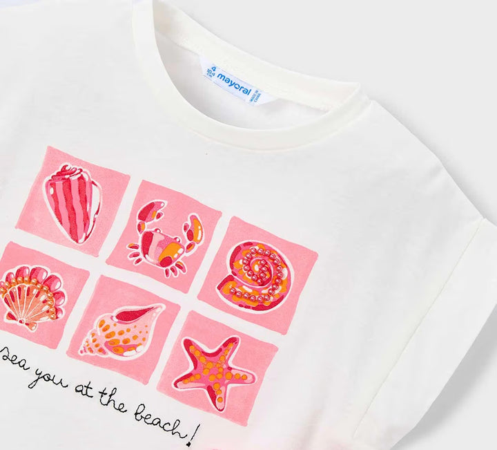 Mayoral See You at the Beach Tee detail