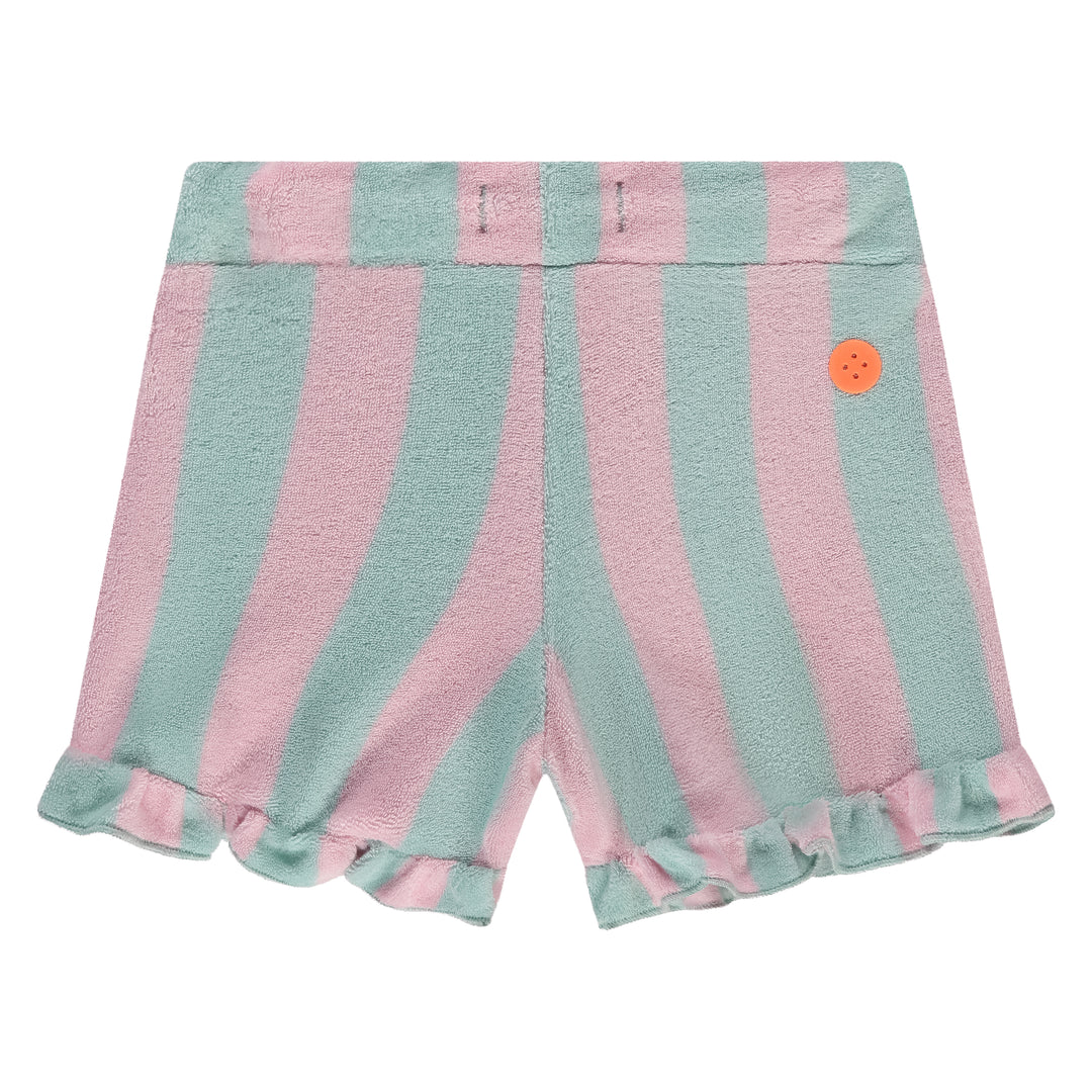 Stain & Stories Terry Stripe Shorts back