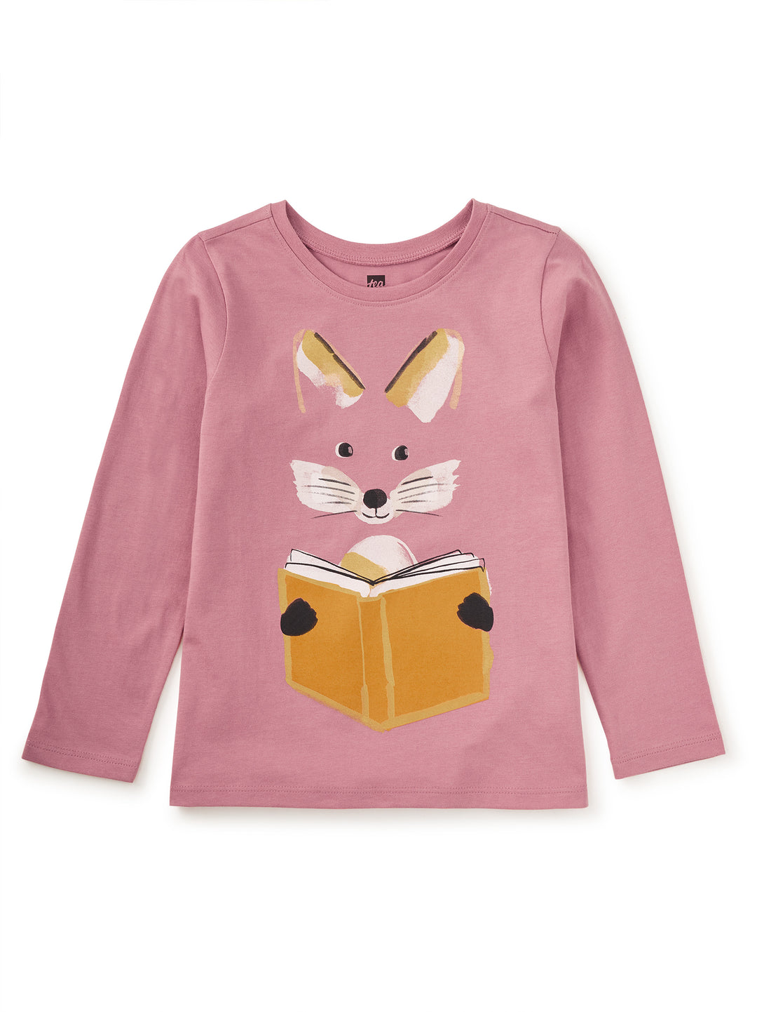 Tea Collection Reading Fox Double Sided Tee
