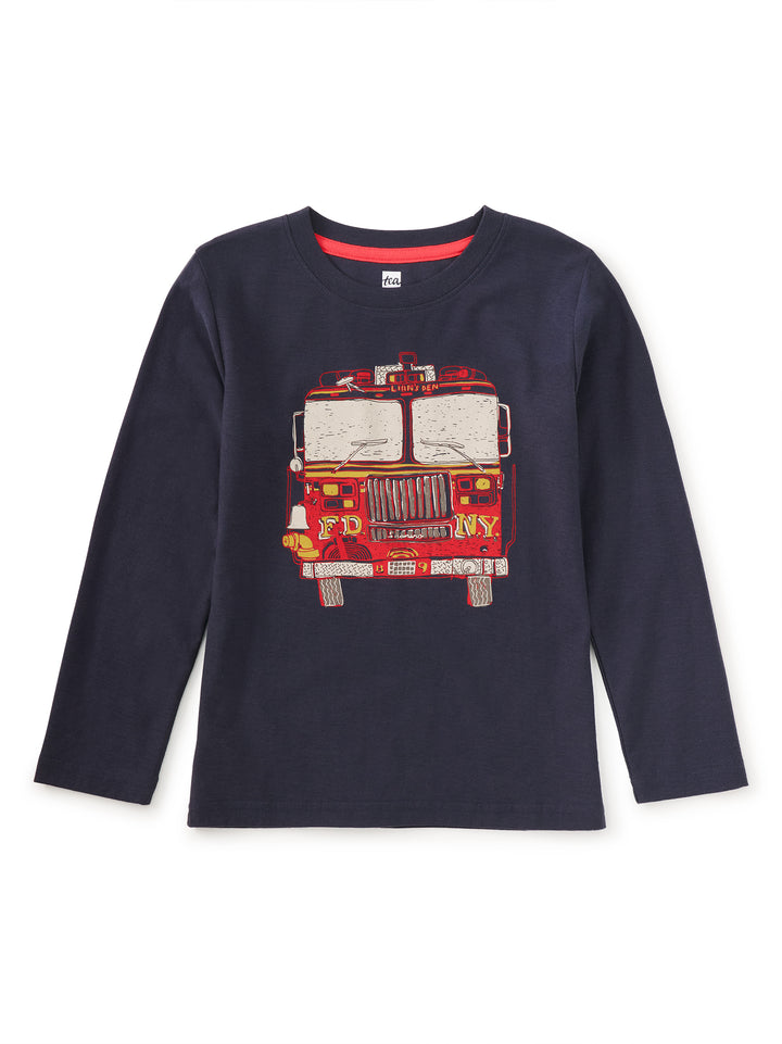 Tea Collection Fire Trunk Graphic Tee