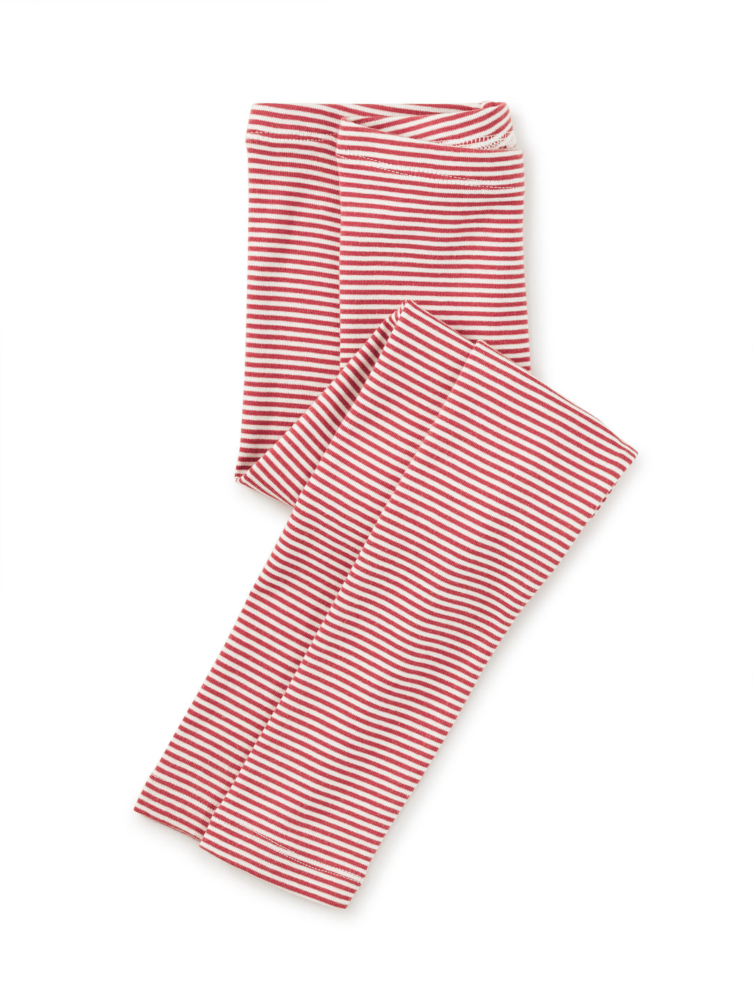 Tea Collection Striped Leggings in Orchid Mauve