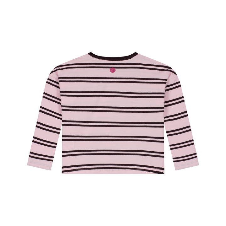 Stain & Stories Babyface Bow Striped Top back