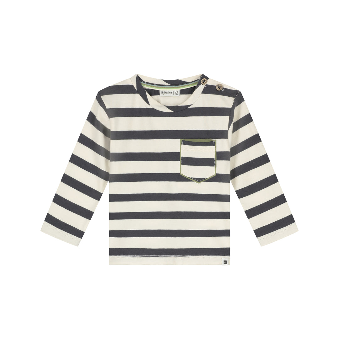 Babyface Striped Pocket Antra Tee