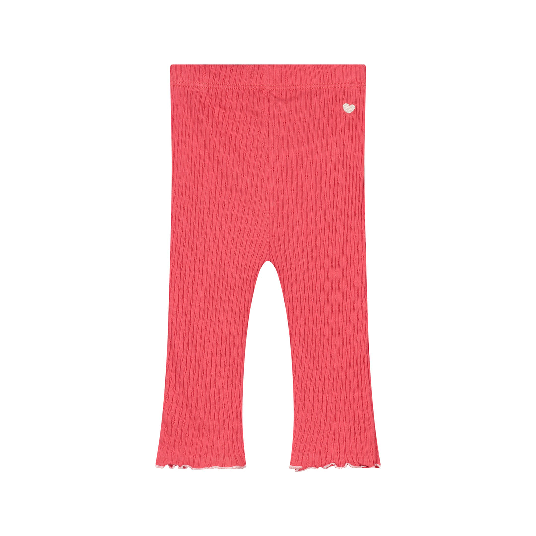 Babyface Strawberry Lettuce Edge Rib Leggings back