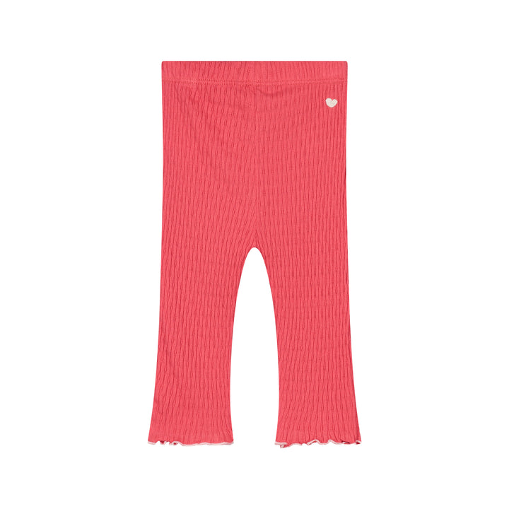 Babyface Strawberry Lettuce Edge Rib Leggings back