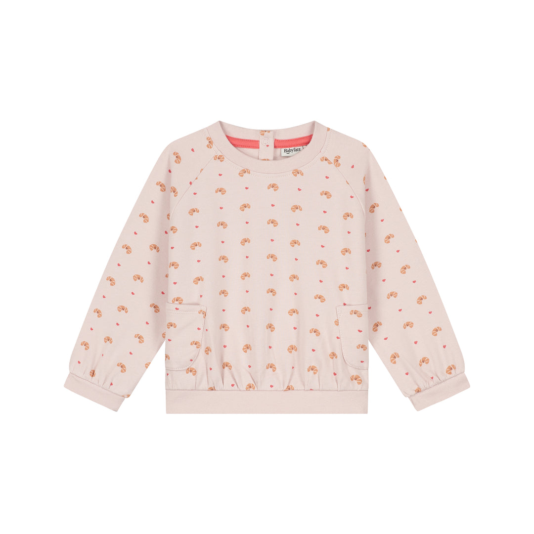 Babyface Croissants Print Sweatshirt