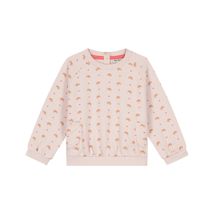 Babyface Croissants Print Sweatshirt