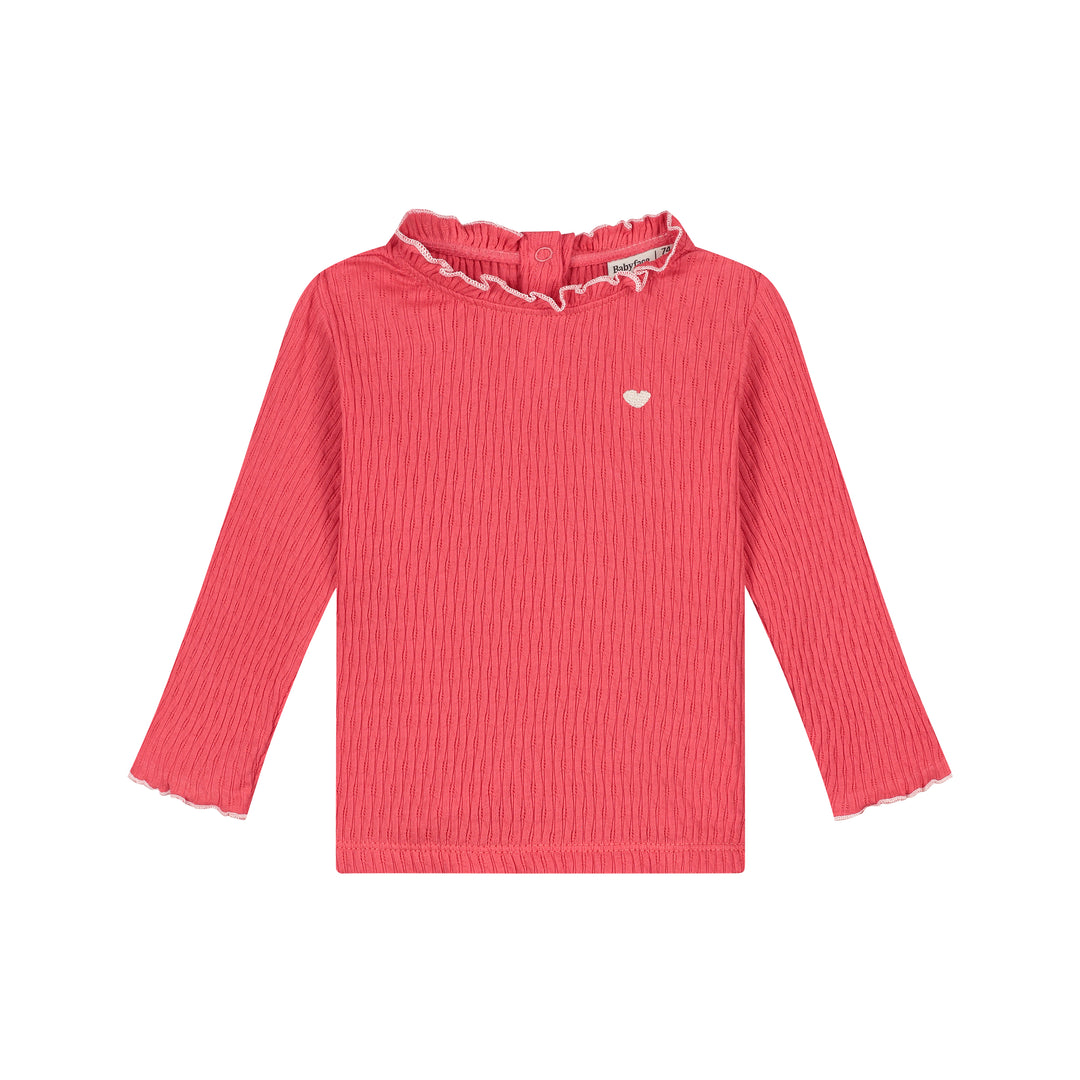 Babyface Strawberry Mock T-Neck