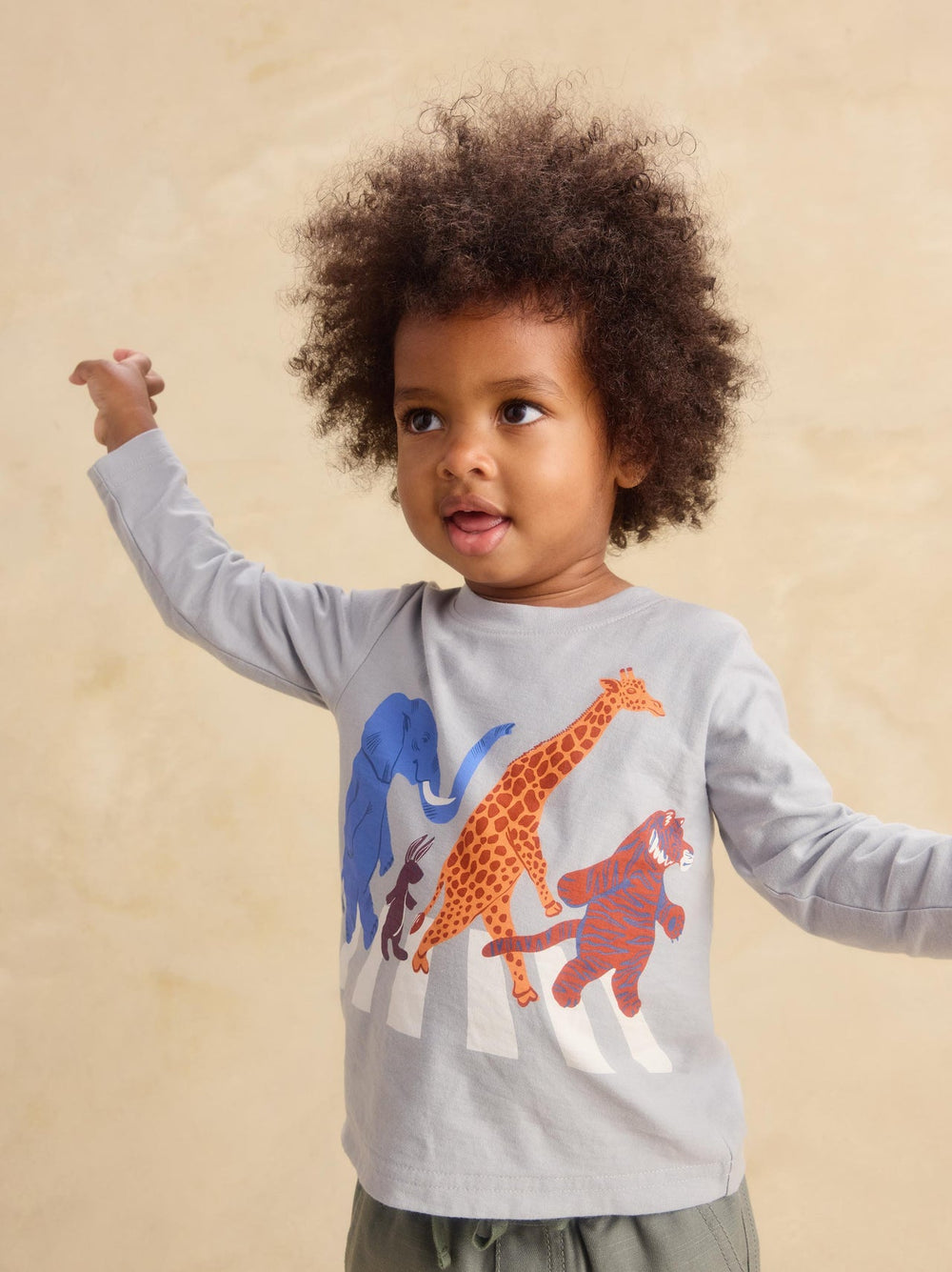 Tea Collection Abbey Road Animals T-Shirt model tot