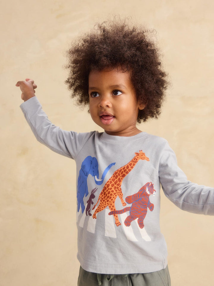 Tea Collection Abbey Road Animals T-Shirt model tot