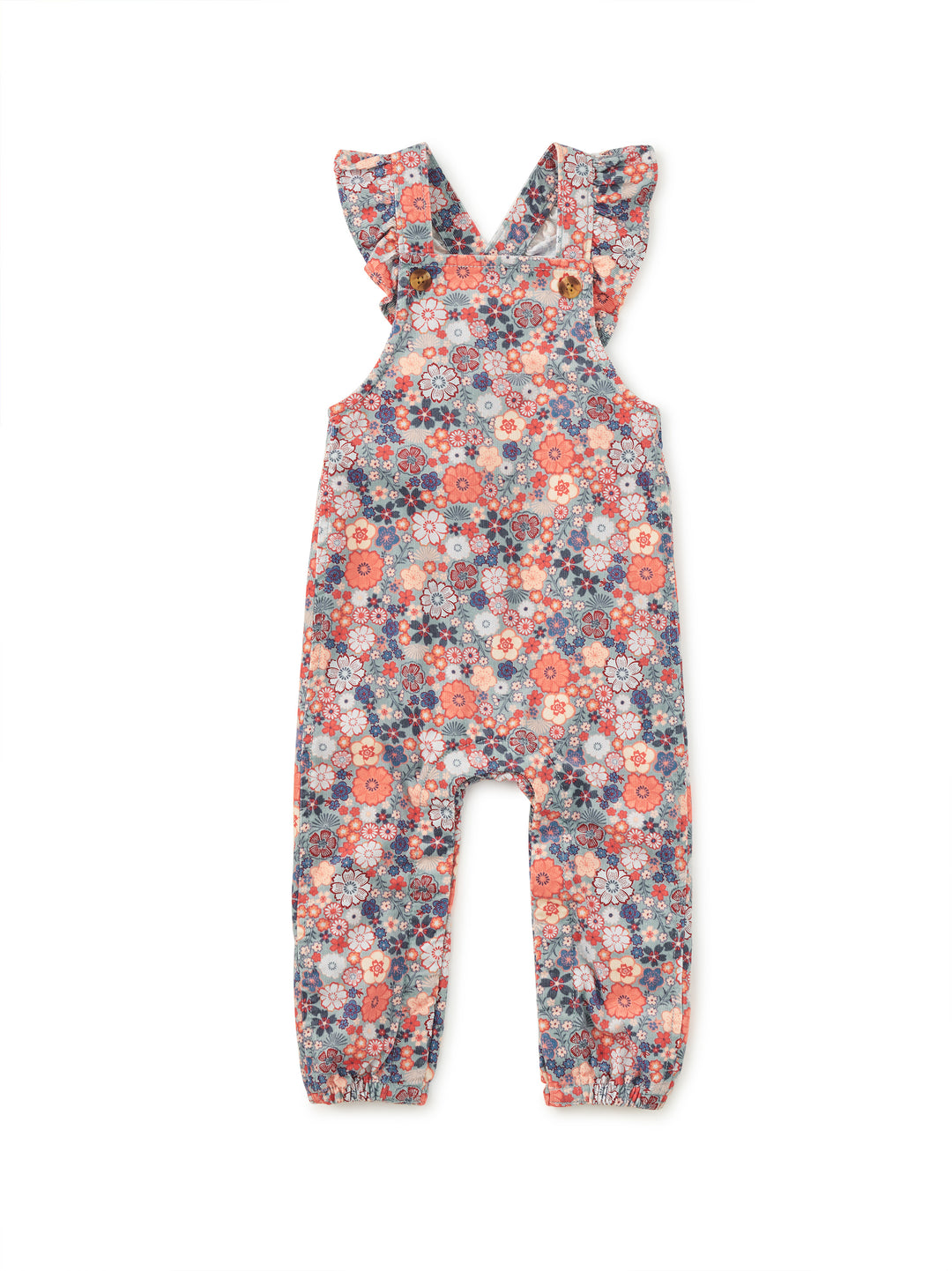 Tea Collection Japanese Mini Floral Overalls