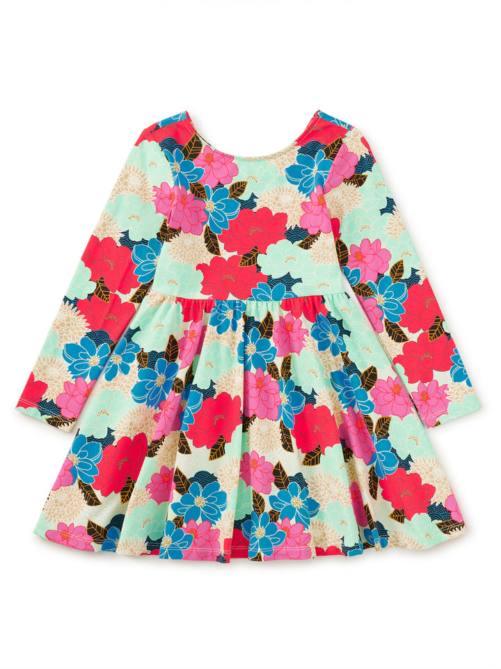 Tea Collection Peonies & Chrysanthemums Ballet Dress
