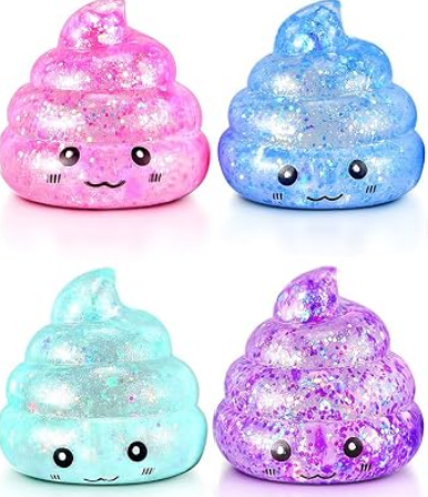 SPARKLY POO SQUISHY