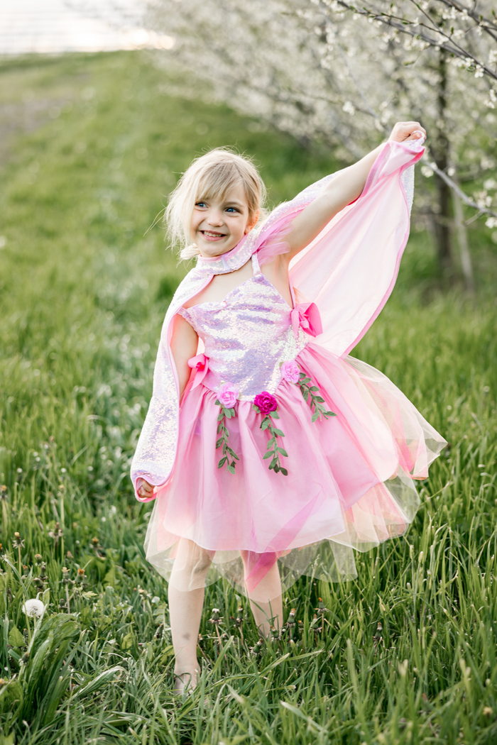 Sequin Fairy Tunic In Pink