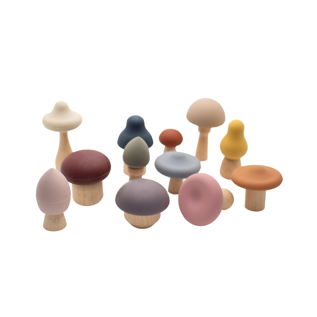 Silicone Mushroom Sorting Set