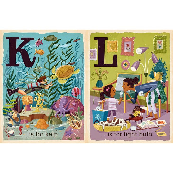 E is for Earth board book KL