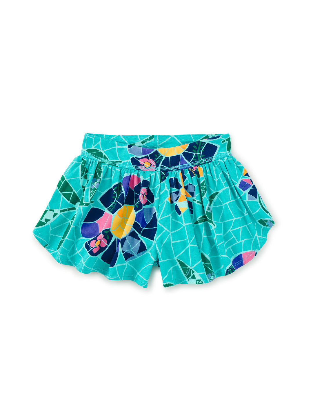 Tea Collection Mosaic Floral Sporty Petals Shorts