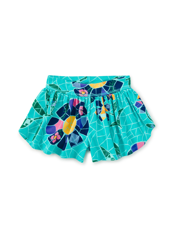 Tea Collection Mosaic Floral Sporty Petals Shorts