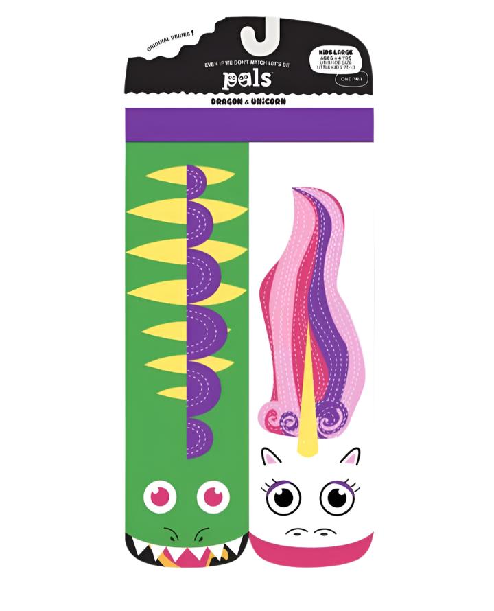 Pals Socks Dragon & Unicorn Pals Socks package