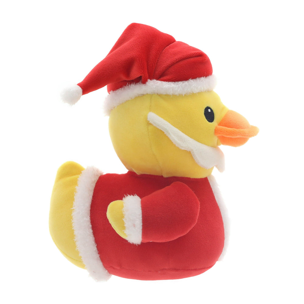 Santa Claus Plush Duck side