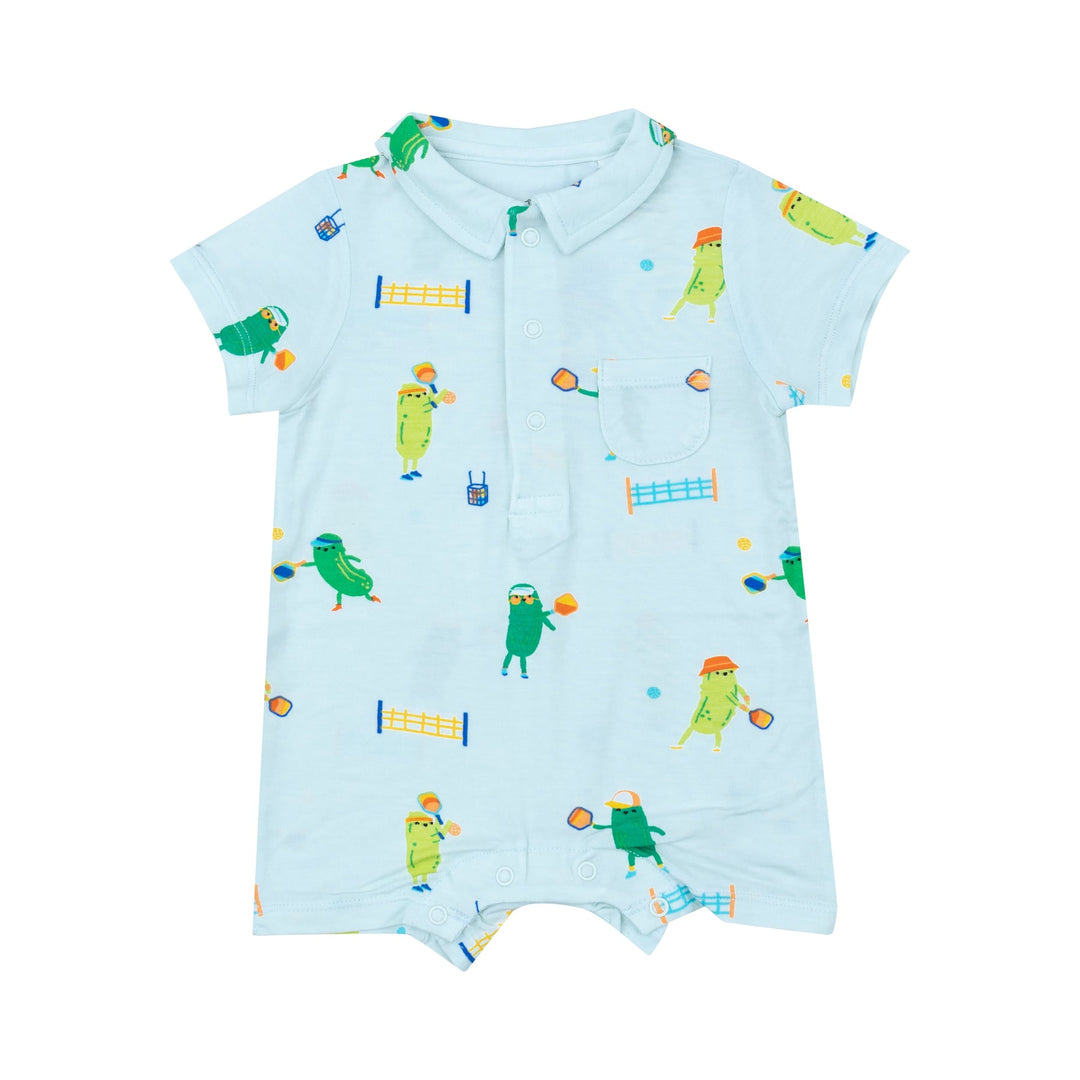 Angel Dear Pickleball Polo Shortie Romper