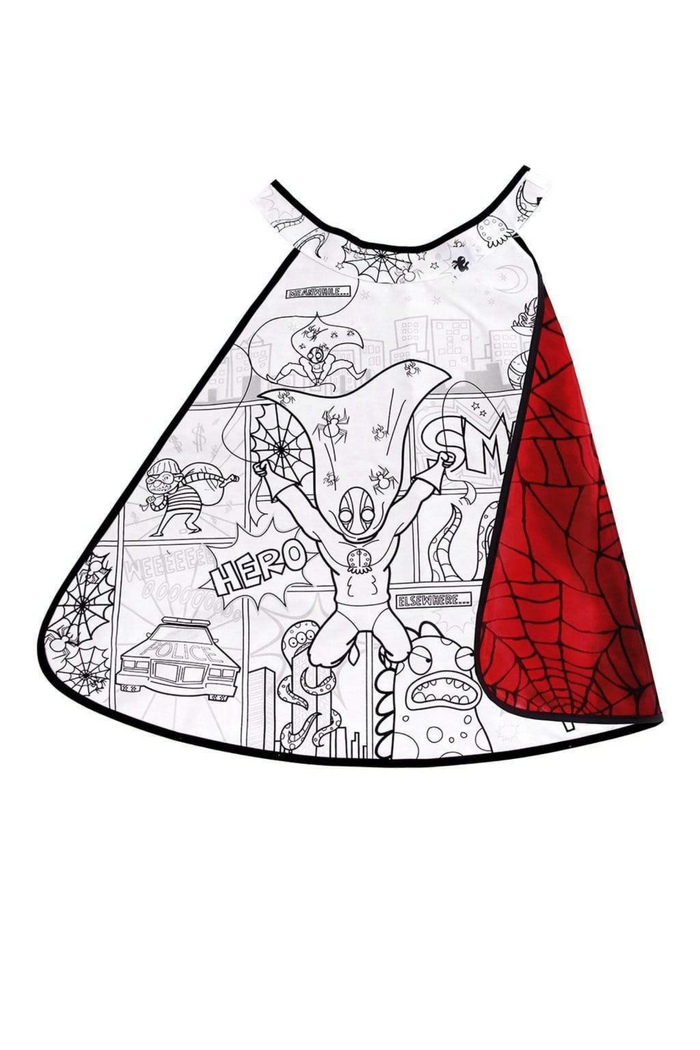 Color-A-Cape Spider Super Hero