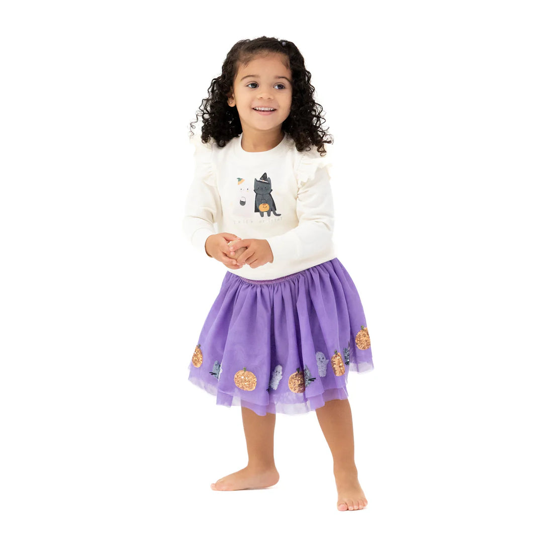 Angel Dear Purple Halloween Tutu moel