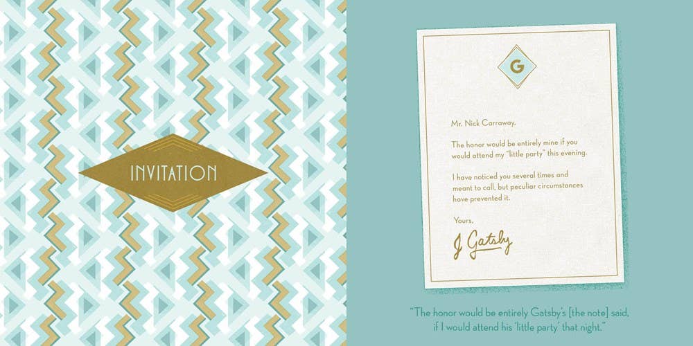 Great Gatsby : A BabyLit® Party Primer invitation