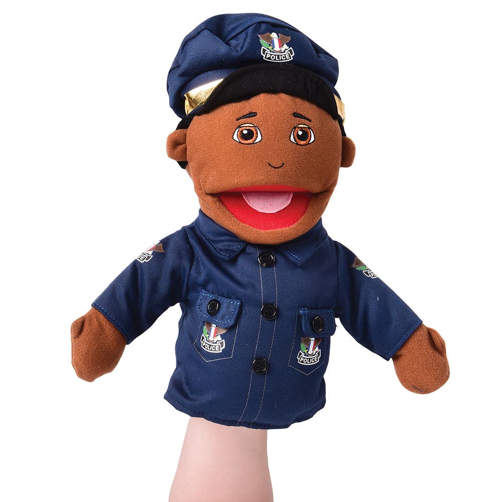 Police Officer Puppet hand