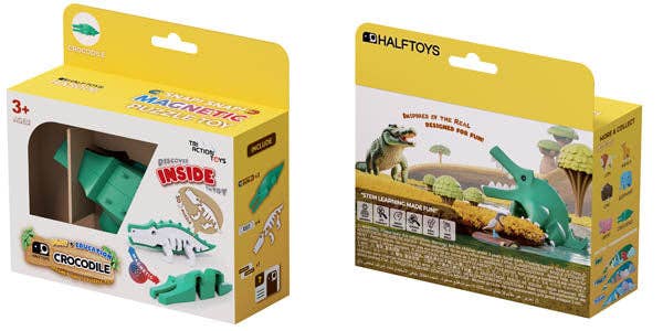 Halftoys Savanna Crocodile boxes