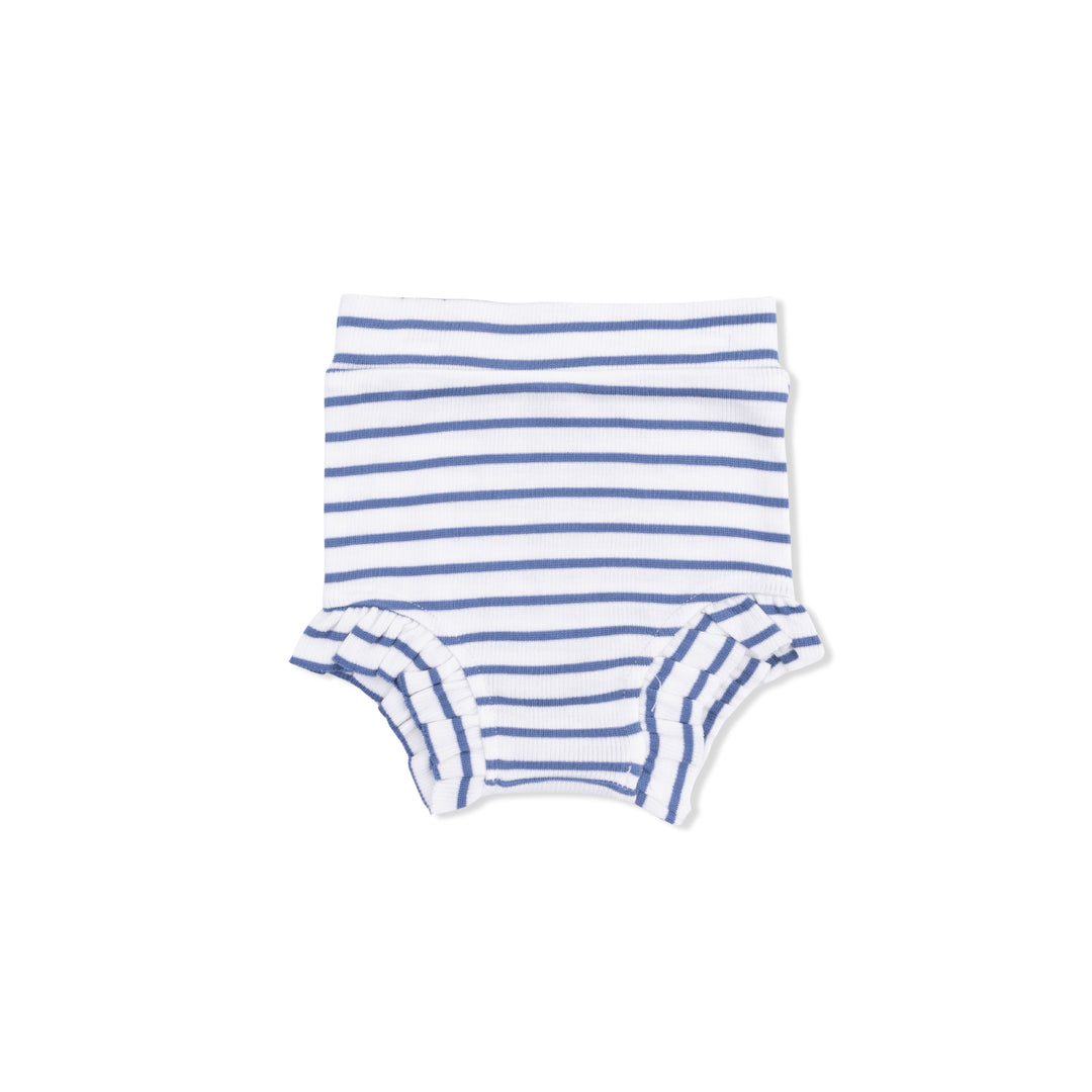 Navy Stripe Tank & Shorts Set