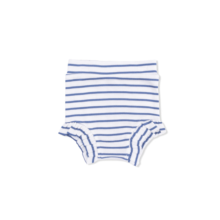 Navy Stripe Tank & Shorts Set