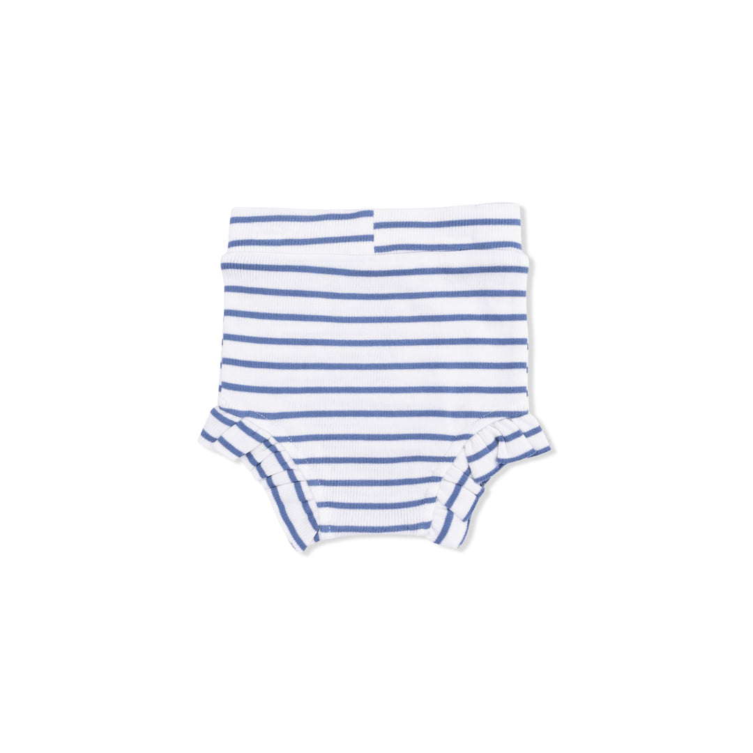 Navy Stripe Tank & Shorts Set