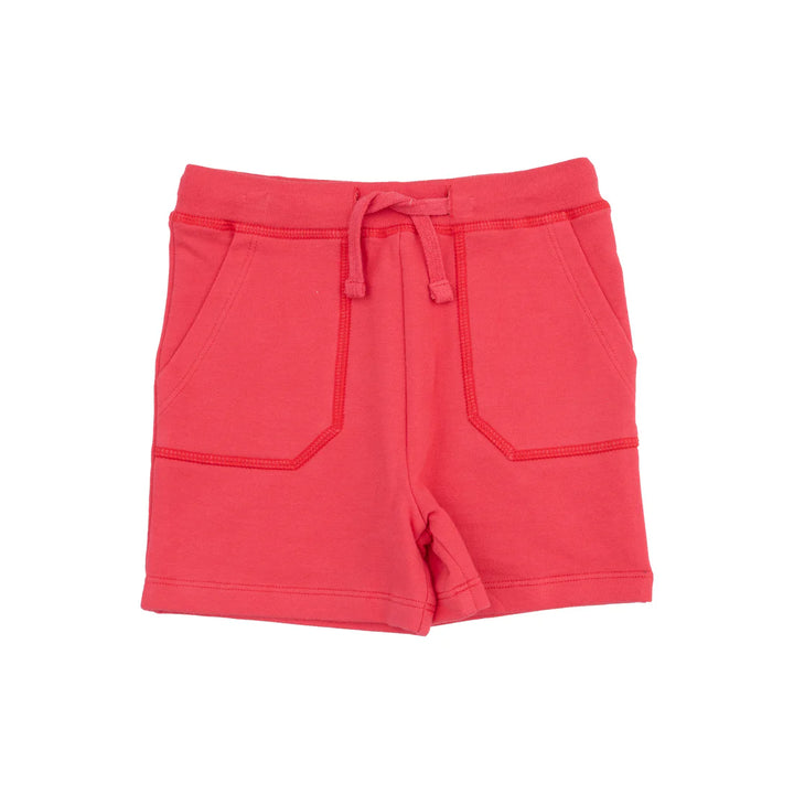 Angel Dear French Terry Red Everyday Shorts