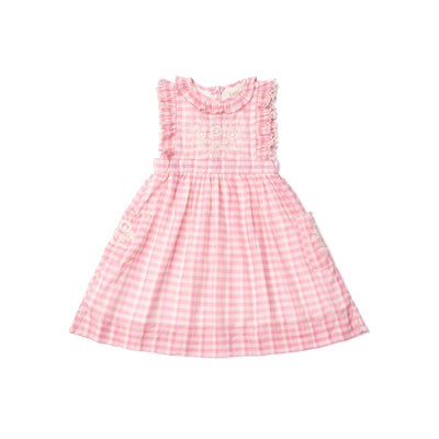 Clover Pink Plaid Dress