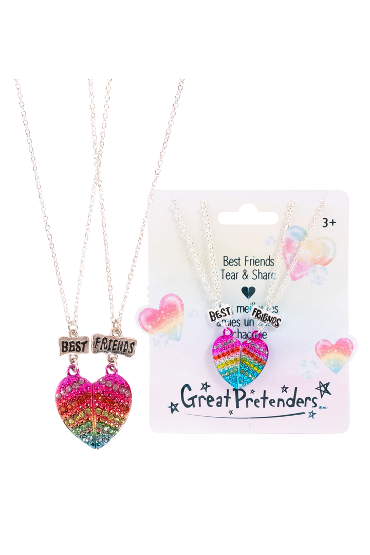 Great Pretenders Glamour Gals Tear & Share Necklaces Set
