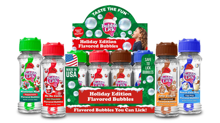 BubbleLick Holiday Edition Bubbles