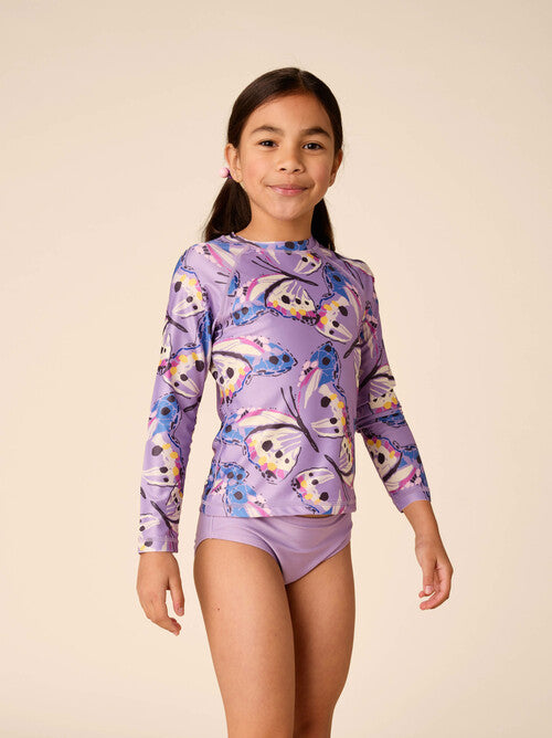 Carnival Butterfly Rash Guard Set model