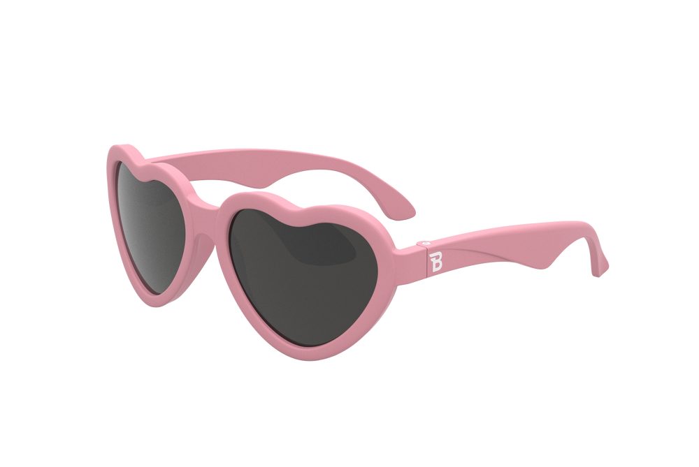 Babiators Bubble Gum Pink Hearts Sunglasses slanted