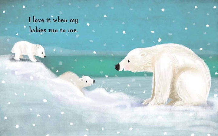 I Love My Baby board book polar bear