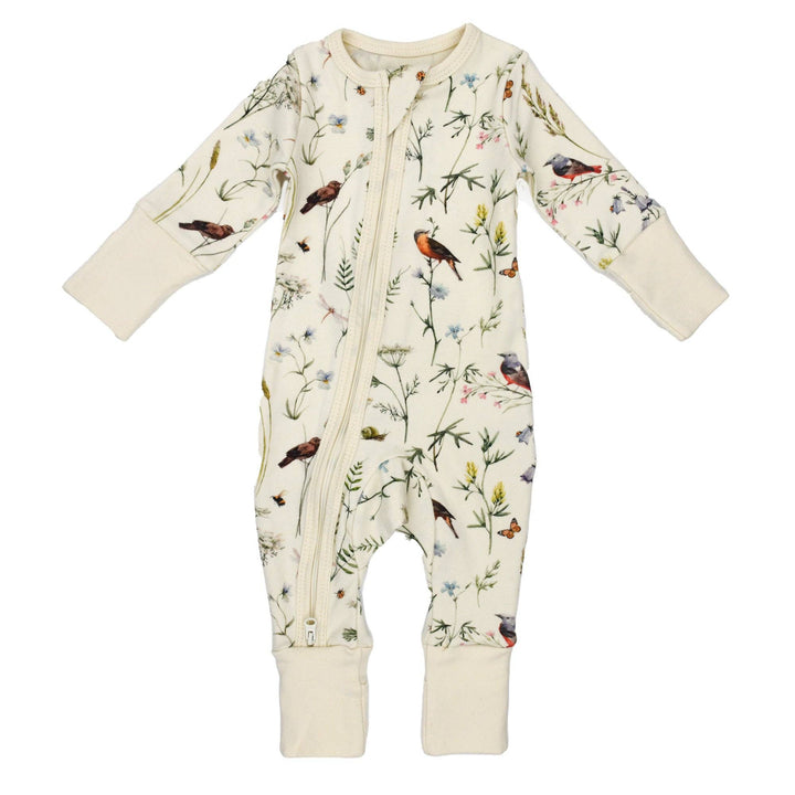 Earthy Finches Convertible Romper
