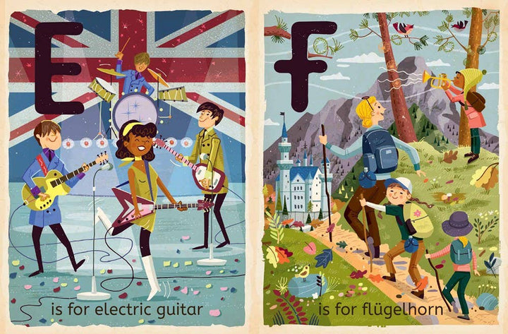 M is for Music: Alphabet board book EF