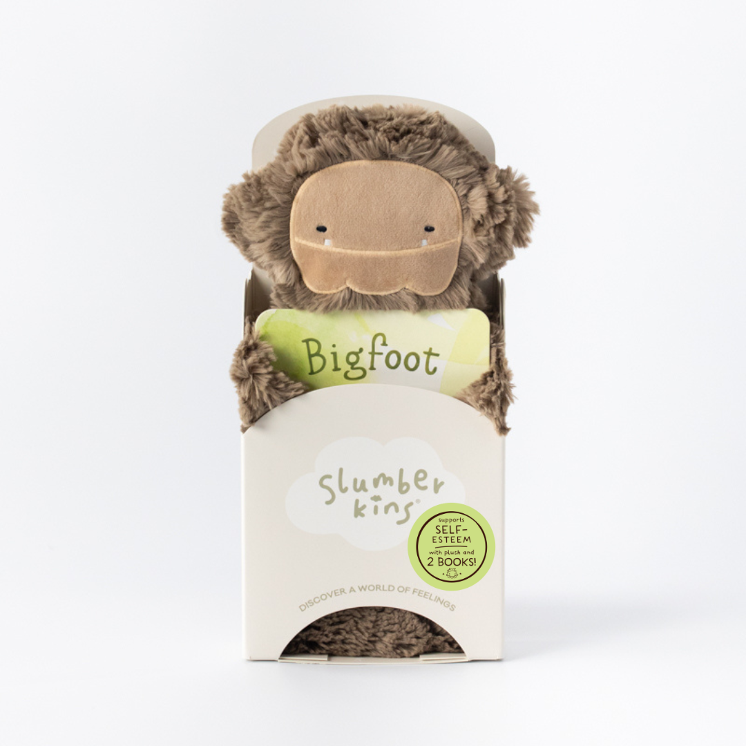 Slumberskins Bigfoot's Self Esteem Plush Snuggler Set  plush