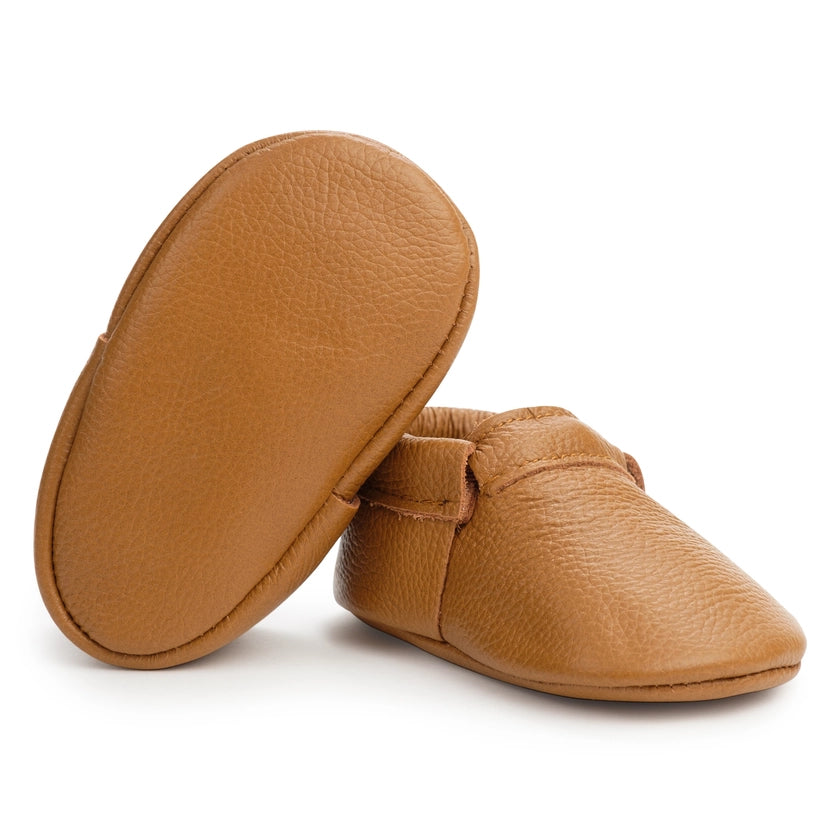 Bird Rock Baby Gingersnap Fringeless Moccasins