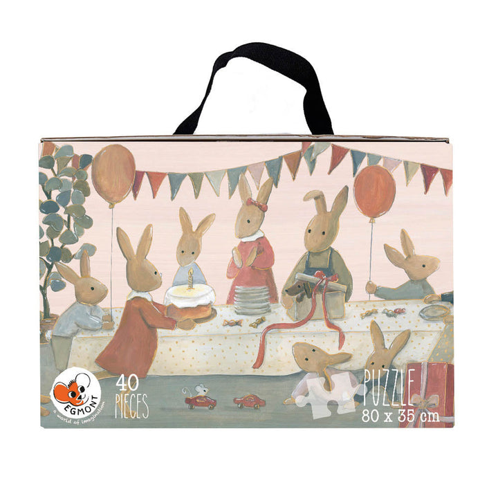 Egmont Puzzle in Case Rabbit Family back