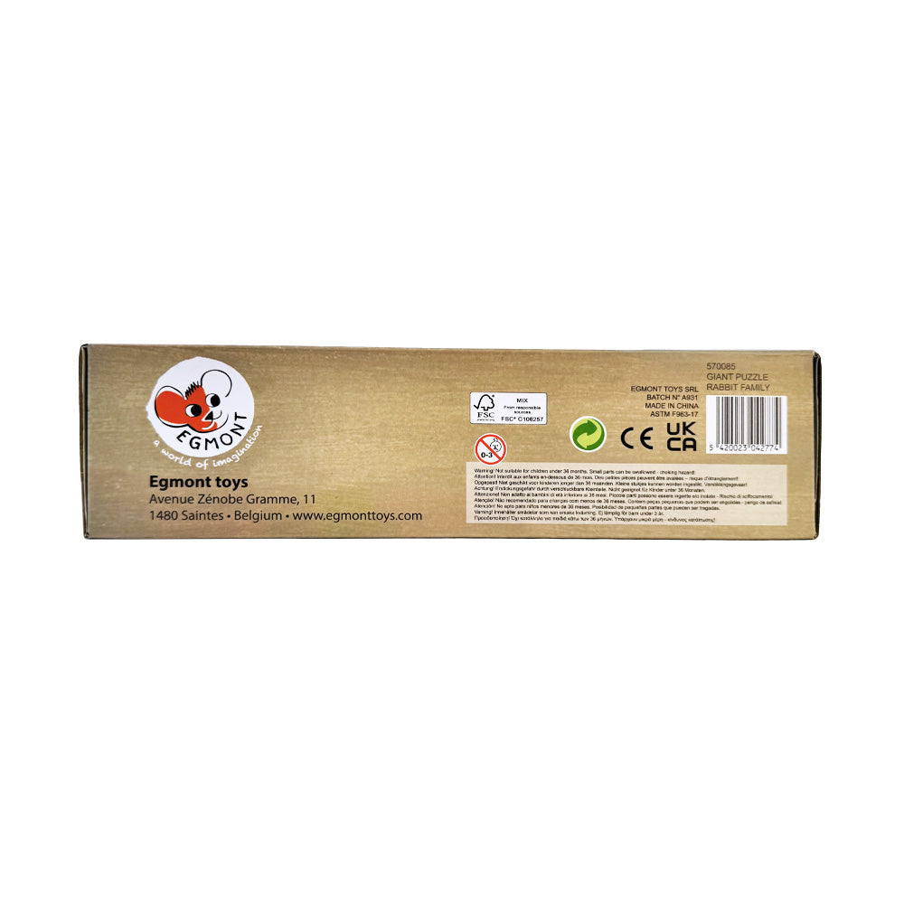 Egmont Puzzle in Case Rabbit Family side
