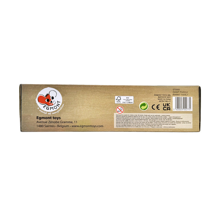 Egmont Puzzle in Case Rabbit Family side
